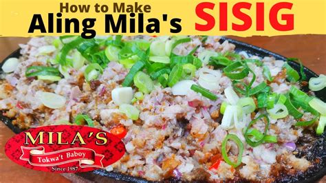 Milas Sisig Recipe L One Of Pampangas Best Sisig Aling Milas