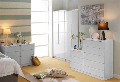 Fortunately, the bedroom was decor was fairly neutral and i managed to get away with it. Charleston White Wardrobe + Drawers Set Fully Ready ...