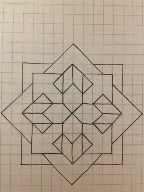 Easy 3d Drawings On Graph Paper Free Printable Paper