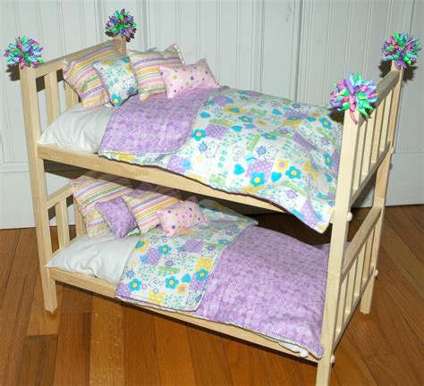 american girl doll bed doll bunk bed soooo cute kittens fits american girl doll and 18 inch