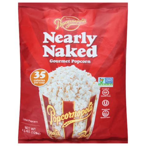 Popcornopolis Nearly Naked Salted Gourmet Popcorn Oz Bakers