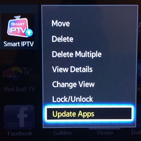 However, a smart tv is only smart when those apps work properly and are kept up to date. update samsung smart iptv app - MatusBankovic.com