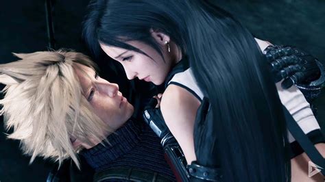 Final Fantasy 7 Remake All Tifa And Cloud Flirting Scenes Youtube