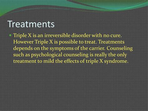 PPT TRIPLE X SYNDROME PowerPoint Presentation Free Download ID