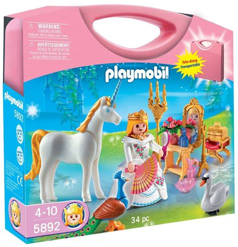 Playmobil Princess And Unicorn Carrying Case Playset Playmobil Toys For Girls