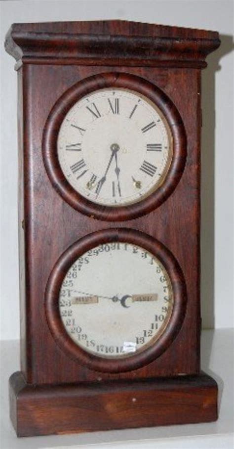 Seth Thomas Double Dial Calendar Clock Price Guide