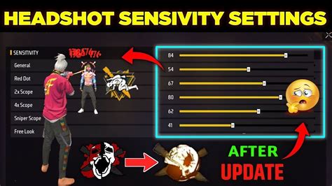 Free Fire Best Sensitivity Settings After Update Headshot Sensitivity