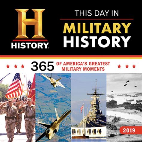 2019 History Channel This Day In Military History Wall Calendar