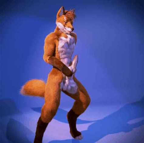 Rule Boy Animated Anthro Balls Canine Erection Fox Kemonokun Loop Male Male Only Mammal