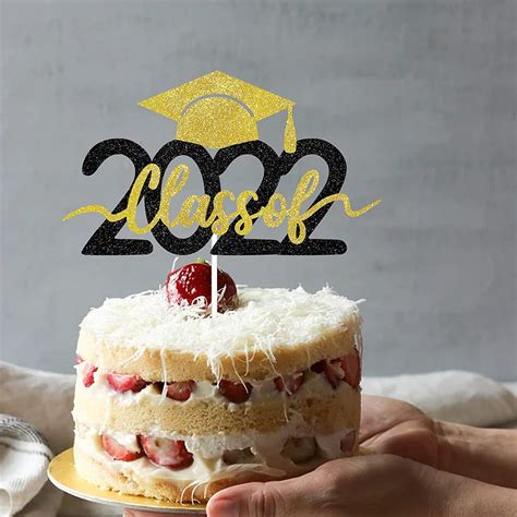 Buy Mzogm Graduation Cake Topper 2022 Class Of 2022 Cake Topper