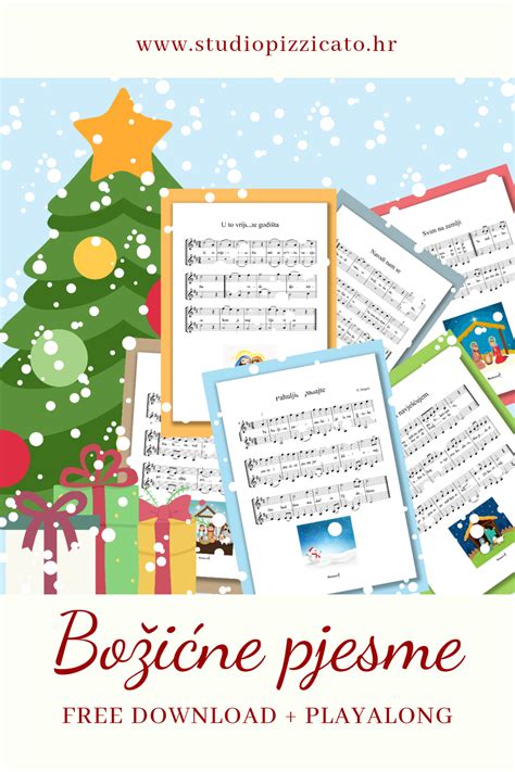 Najljepše Božićne Pjesme Za Dvije Violine Ili Druge Instrumente