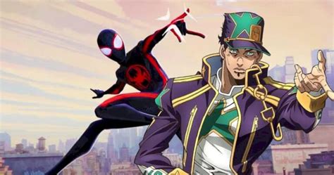 Jojos Weird Journey Hops Into The Spider Verse In This Epic Crossover