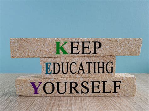 Keep Educating Yourself Acronym Stock Photos Free And Royalty Free