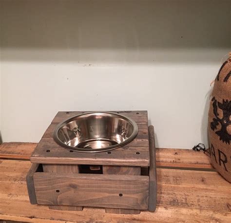 Our chicken flavor cat food provides all the essential vitamins and minerals your. elevated raised reclaimed wood dog or cat food stand with ...