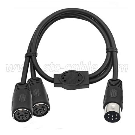6 Pin Din Extension Splitter Cable China Stc Electronichong Kong