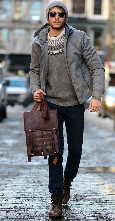 21 Comfy Casual Men Outfits For Winter Mens Winter Fashion Outfits