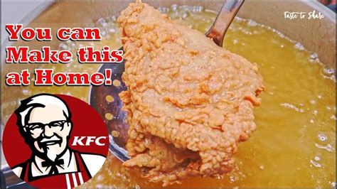 kfc style fried chicken the secret of cooking crispy and juicy fried chicken youtube kfc