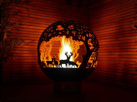 Tree Of Life Gas Fire Sphere Sculpture Brightstar Fires