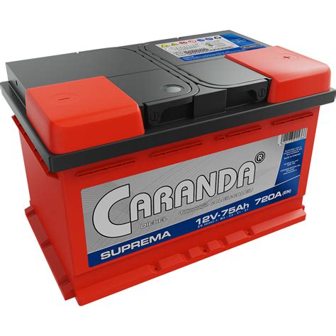 Baterie auto 12V 75Ah 720A - CARANDA SUPREMA - Caranda