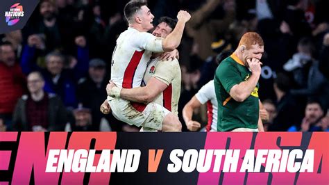 England V South Africa Match Highlights Autumn Nations Series Win Big Sports
