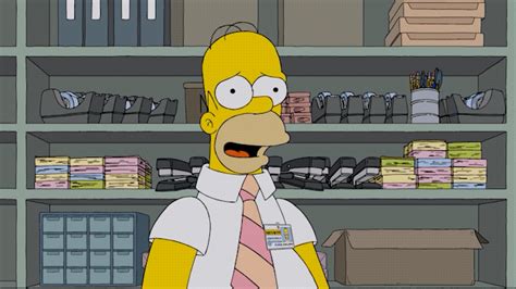 Excited Homer Simpson  By Fox Tv Find And Share On Giphy