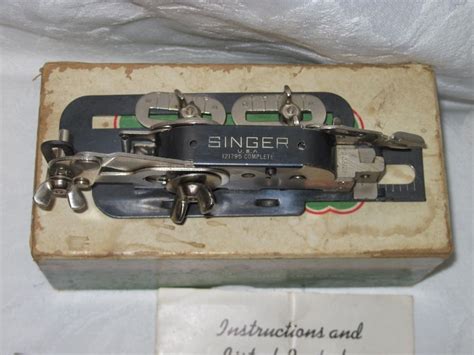 Singer Early Featherweight Buttonhole Attachment And