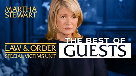 Watch Law And Order Special Victims Unit Web Exclusive Martha Stewart