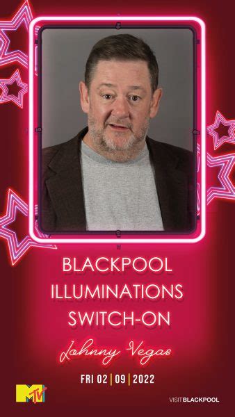 Johnny Vegas To Switch On Blackpool Illuminations Marketing Lancashire