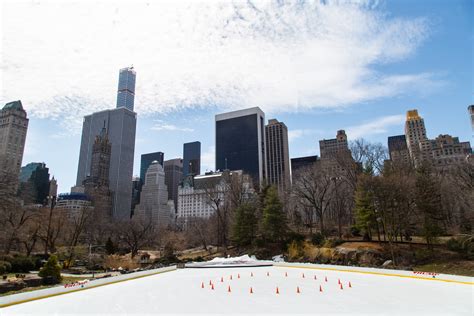 Ice Rink In Central Park Free Stock Photo Public Domain Pictures