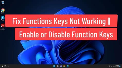 Fix Functions Keys Not Working How To Enable Or Disable Function Fn