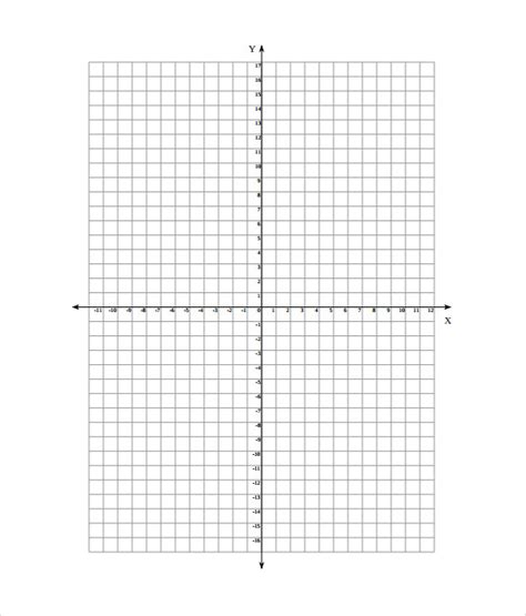Graph Paper Printable With Numbers Graph Functions Plot Points
