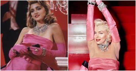 Photo Video The Pink Satin Dress Worn By Madonna And Marilyn Monroe Will Soon Be Auctioned