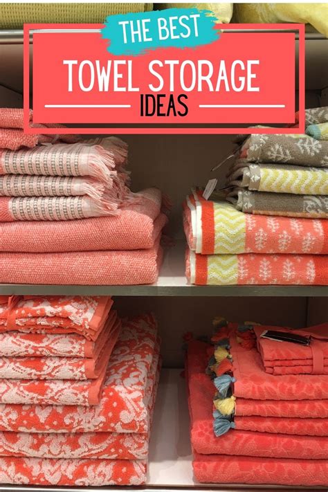 Easy Diy Able Towel Storage Ideas