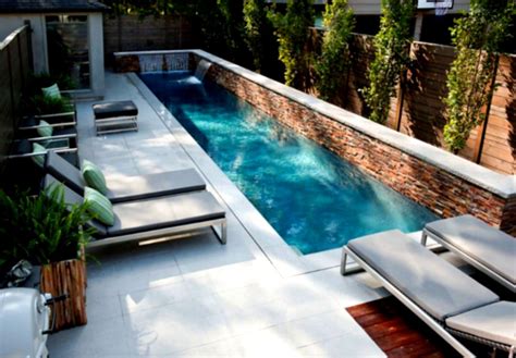 Swimming pools installed with concrete are permanent structures and will be assessed annually, increasing real estate. Modern Patio Backyard Rectangle Pool Designs Traditional ...