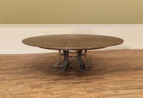 Expandable Round Dining Table Seats 8 12 Large Jupe Table