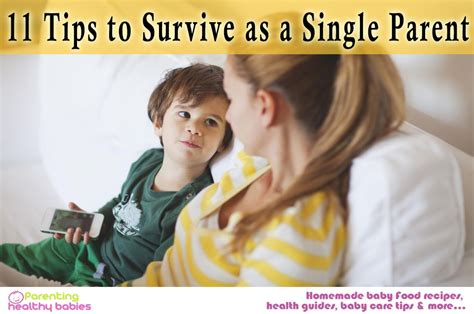 11 Tips To Survive As A Single Parent