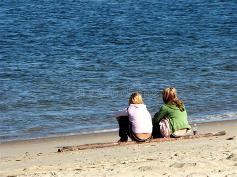 Girls On The Beach Stock Image Image Of Friends People 1689361