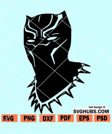Black Panther Mask Svg Wakanda Mask Svg Black Panther Svg Wakanda