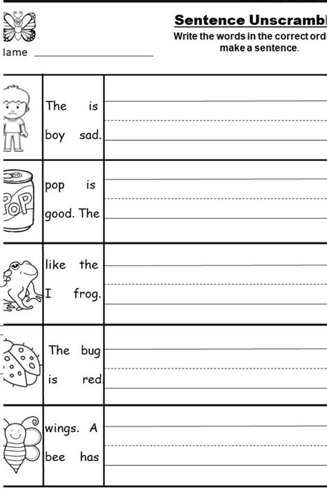 Free Kindergarten Writing Printable - kindermomma.com | Writing