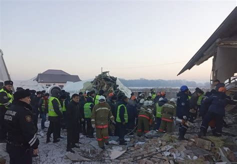 Kazakhstan Plane Crash At Least 12 Dead After Fokker 100 Crashes