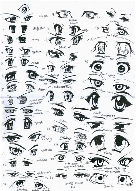 37 Female Anime Eyes By Run Streetart On Deviantart Olhos Desenho