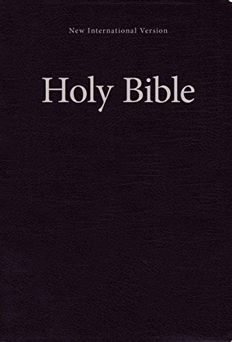 Niv Holy Bible Large Print Paperback Black Zondervan