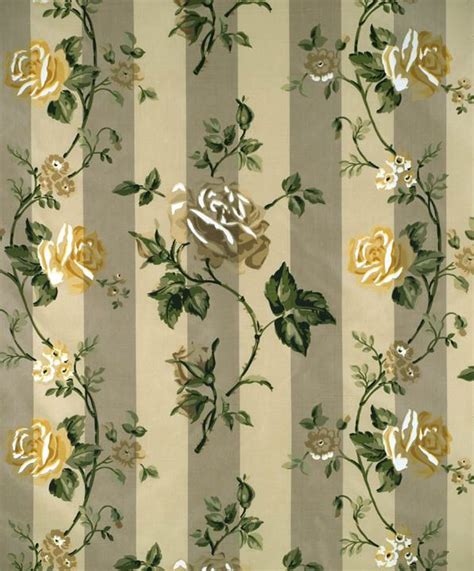Scalamandre Eugenie Silk Printed Striped Taffeta Fabric Wallpaper