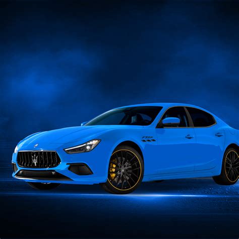 Maserati Ghibli S Q4 F Tributo Wallpaper 4k 2021 Blue Background