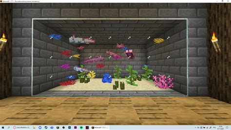 I Created An Aquarium For Axolotls Minecraft