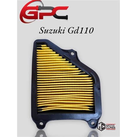 Gpc Air Filter Elements Suzuki Gd 110 7283 Shopee Philippines