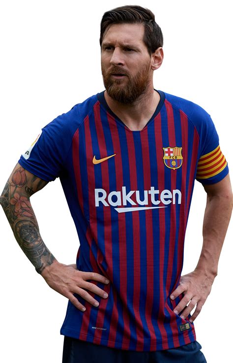 Including transparent png clip art, cartoon, icon, logo, silhouette, watercolors, outlines, etc. Lionel Messi football render - 49111 - FootyRenders