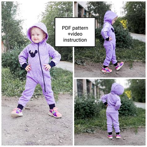 Sewing Patterns For Kids Jumpsuit Pattern Pattern Overalls Etsy