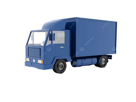 Blue Delivery Truck Png Vector Psd And Clipart With Transparent