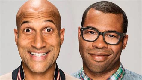 Peele was visiting with boom chicago, doing his ute bit; 14 Dead Serious Facts About 'Key & Peele' | Mental Floss